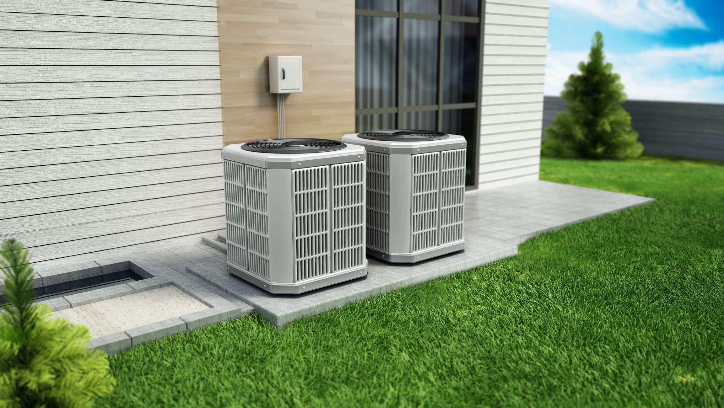 AC Units Outside House