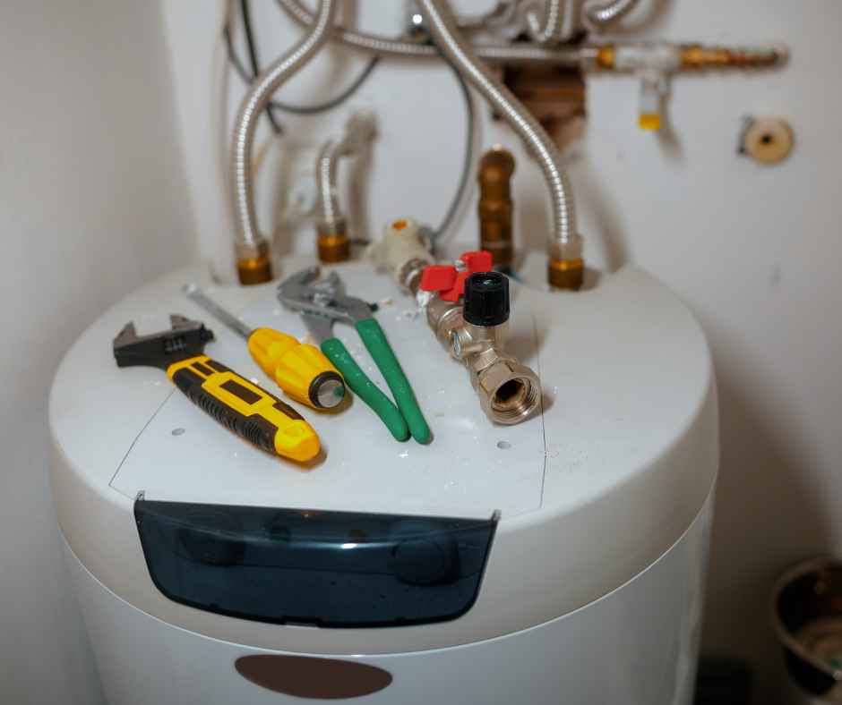 Preparing to fix a broken water heater